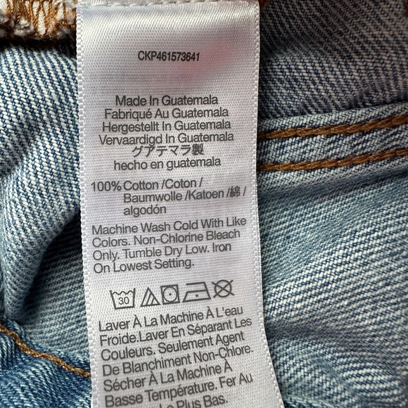 Madewell Baggy Straight Jeans size 23 - Picture 7 of 11